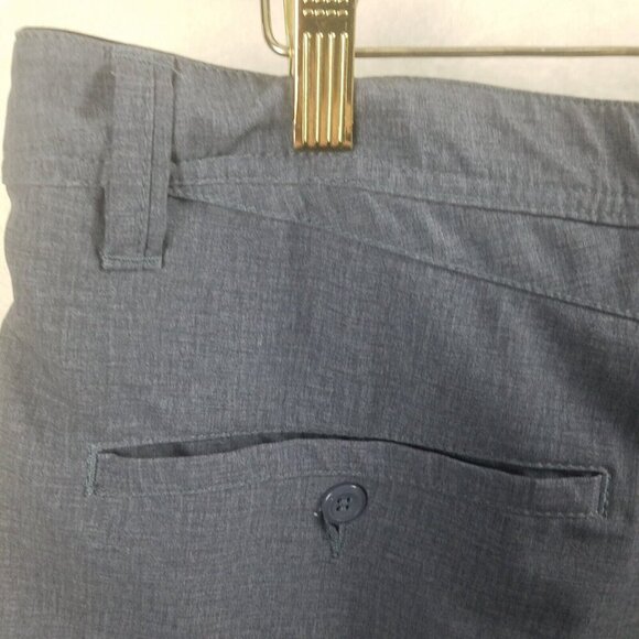 Volcom Gray Bermuda Casual Shorts Mens Size 36 flat front NWOT wickdry fabric - Picture 8 of 15